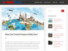 Tablet Screenshot of metropolistravels.com